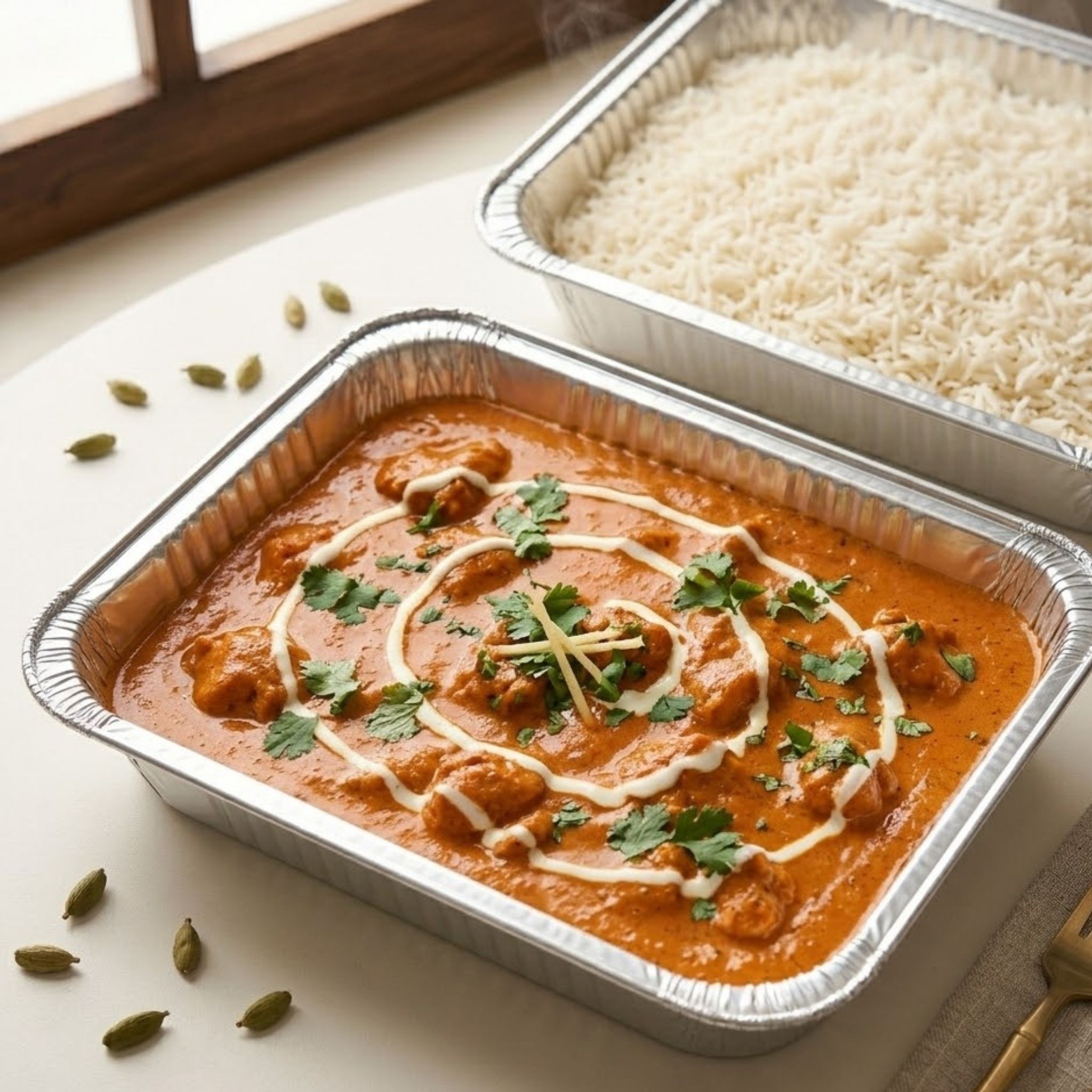 Butter Chicken + Rice
