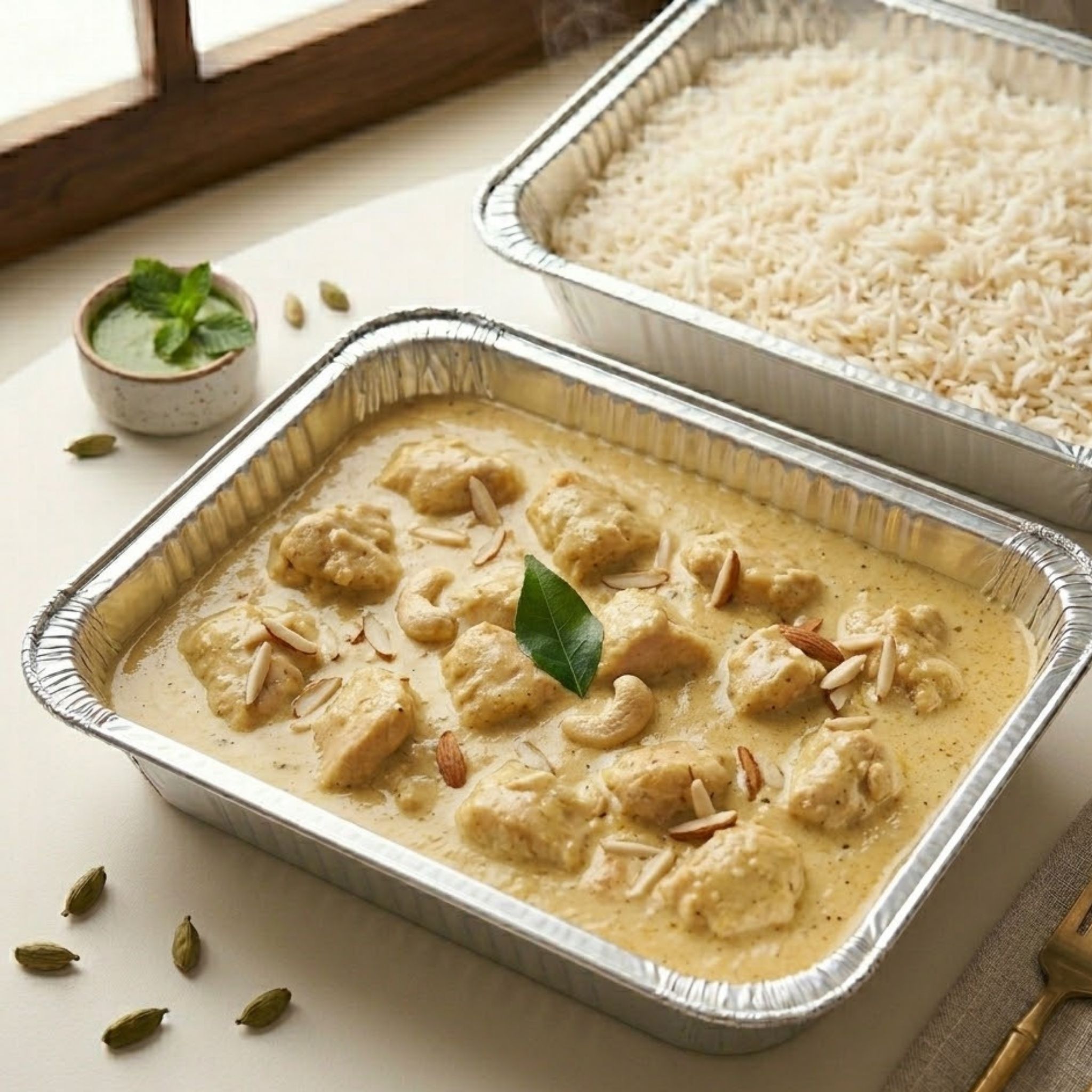 Chicken Korma + Rice