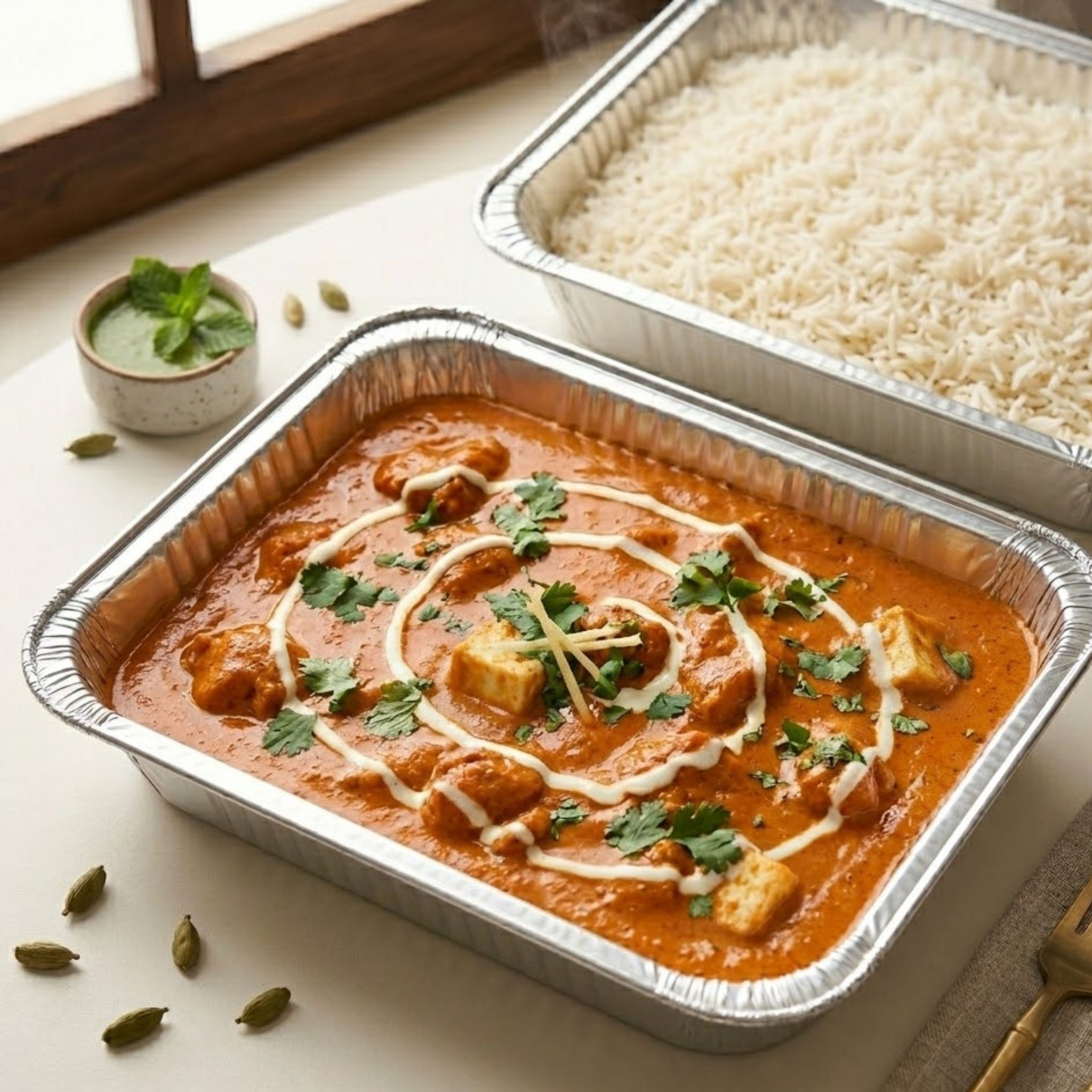 Paneer Butter Masala + Rice
