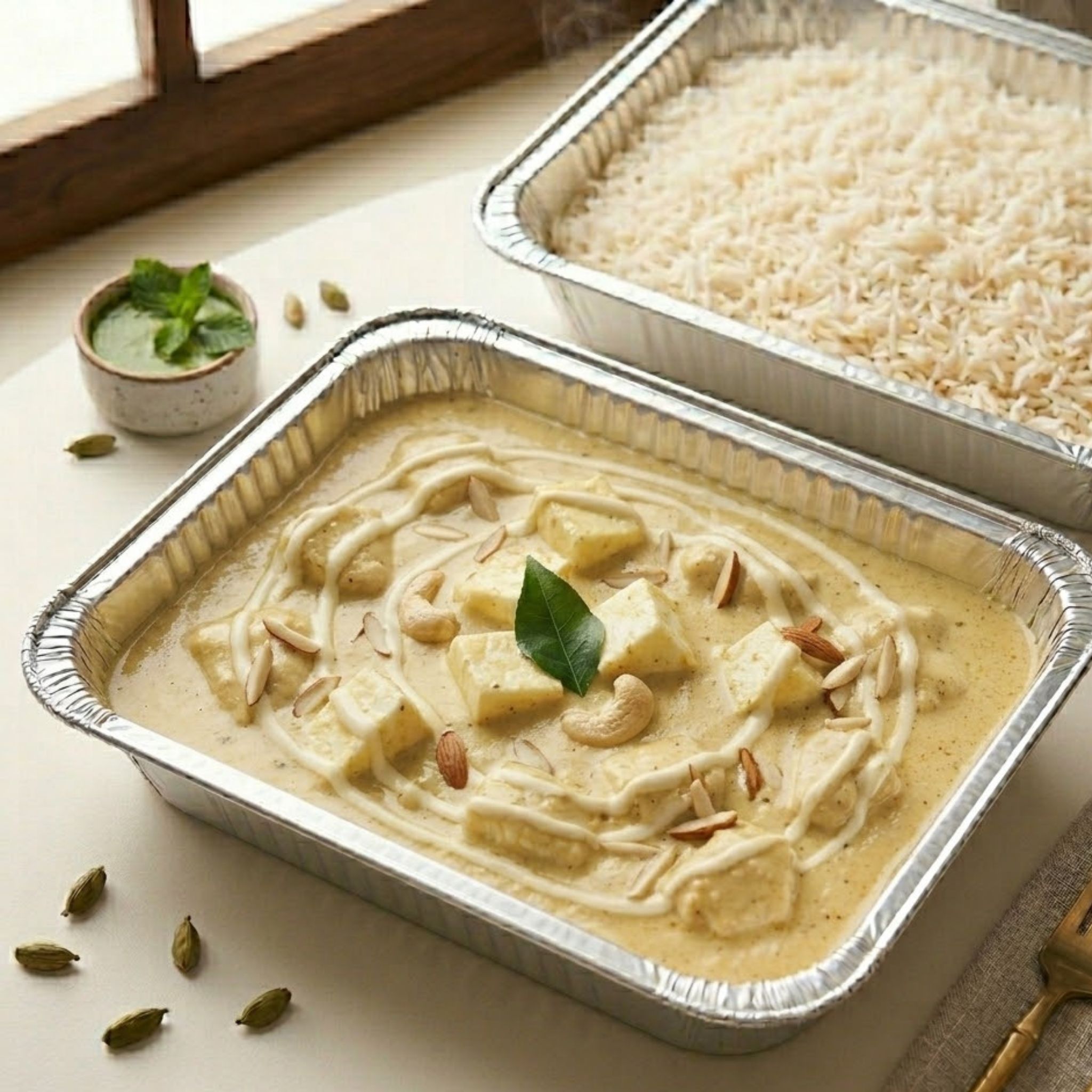Paneer Korma + Rice
