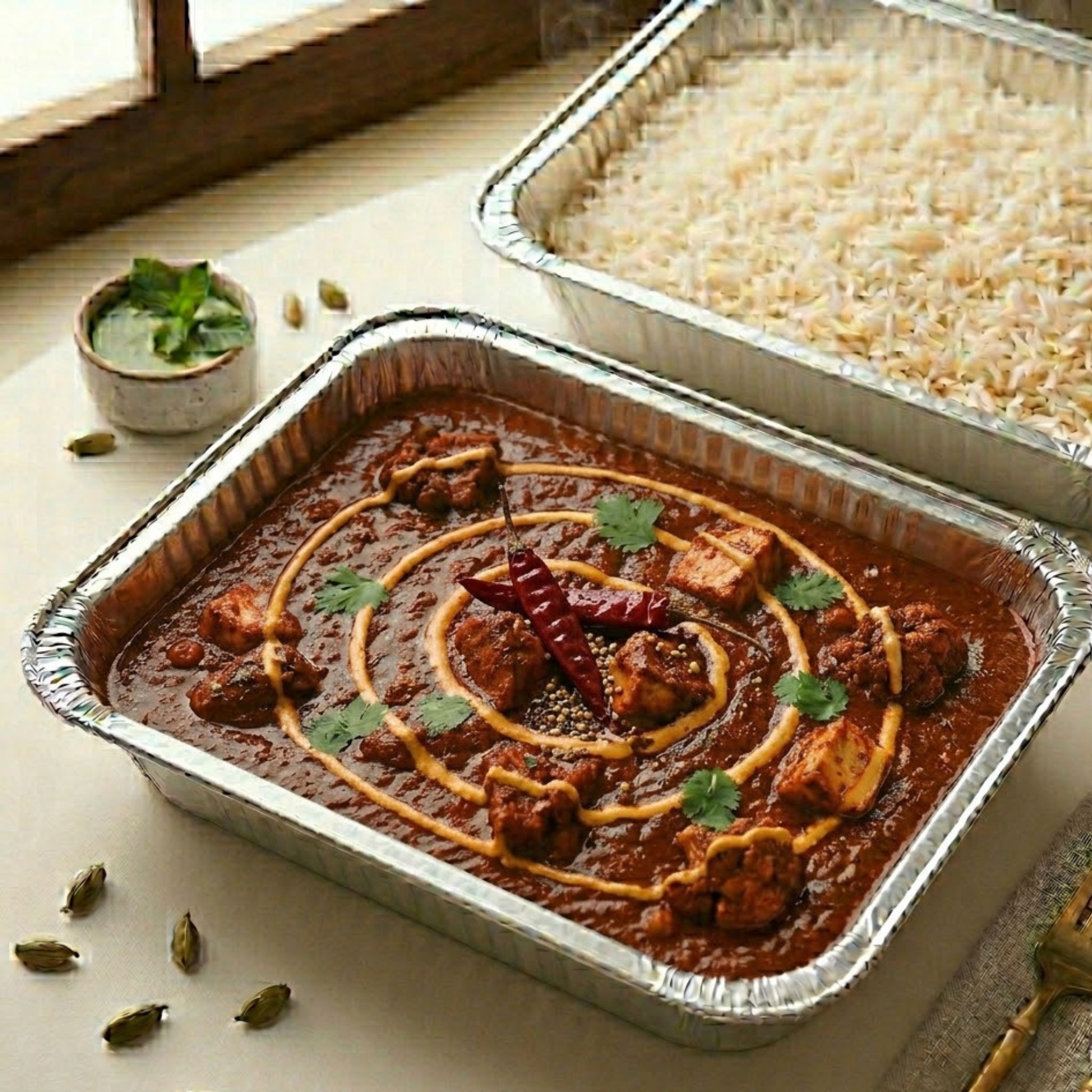 Paneer Vindaloo + Rice