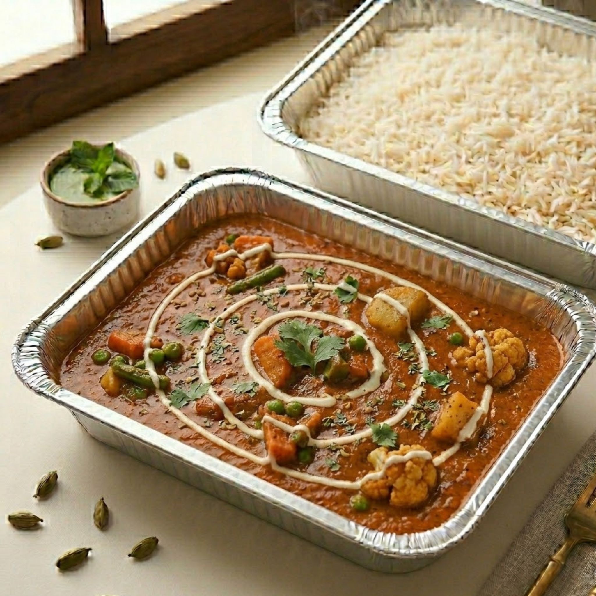 Veg Tikka Masala + Rice